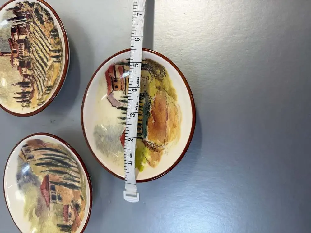 Williams-Sonoma Tuscan Landscape Dipping Bowls, Set‎ of 3, 4.5